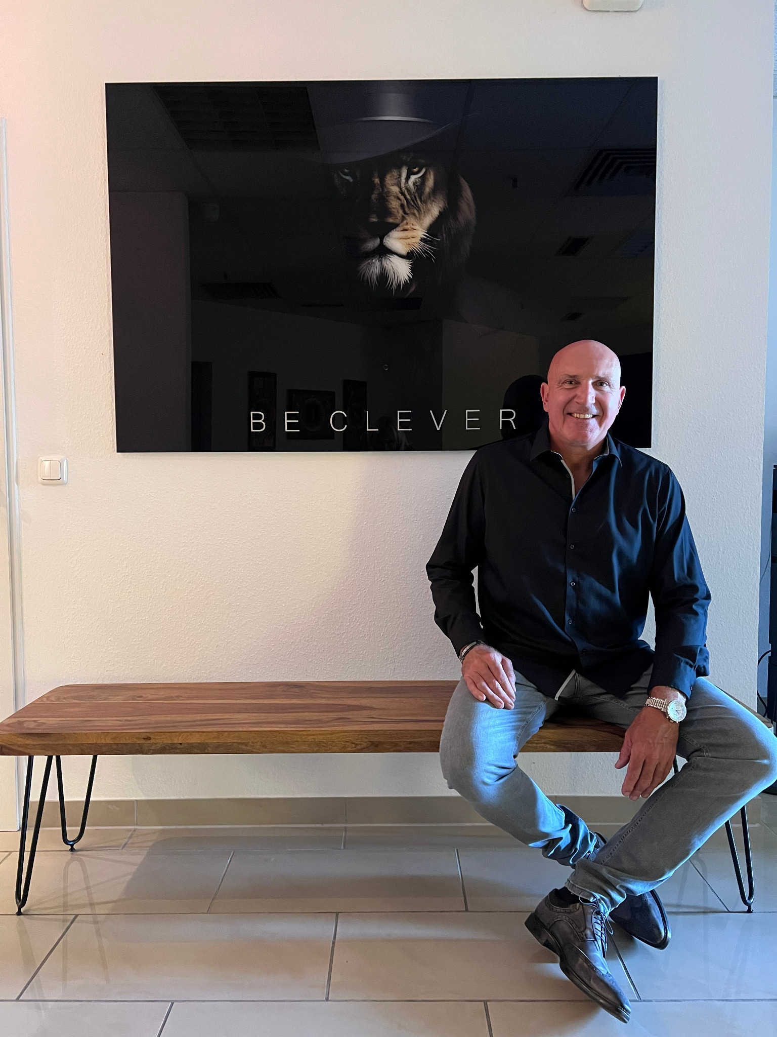 Oliver Backhaus in der Kanzlei